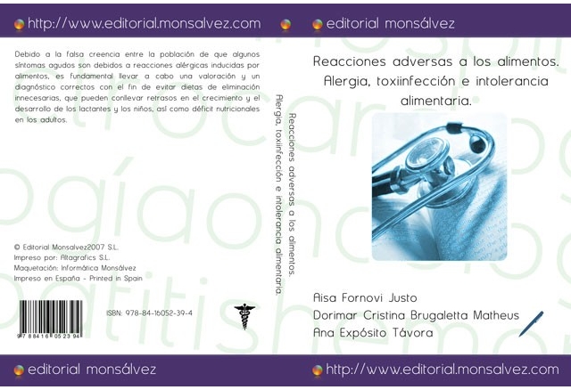 Reacciones adversas a los alimentos. Alergia, toxiinfección e intolerancia alimentaria.