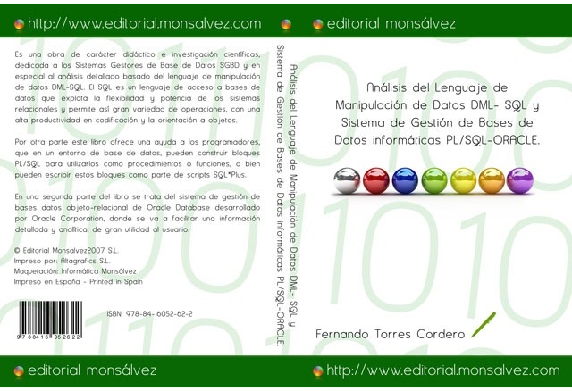 Análisis del Lenguaje de Manipulación de Datos DML- SQL y Sistema de Gestión de Bases de Datos informáticas PL/SQL-ORACLE.