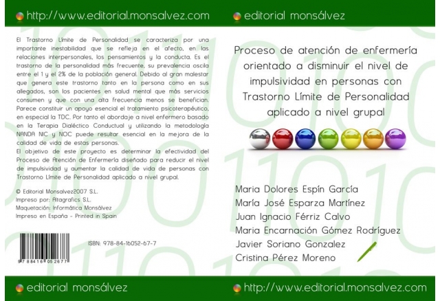 Proceso de atención de enfermería orientado a disminuir el nivel de impulsividad en personas con Trastorno Límite de Personalidad aplicado a nivel grupal