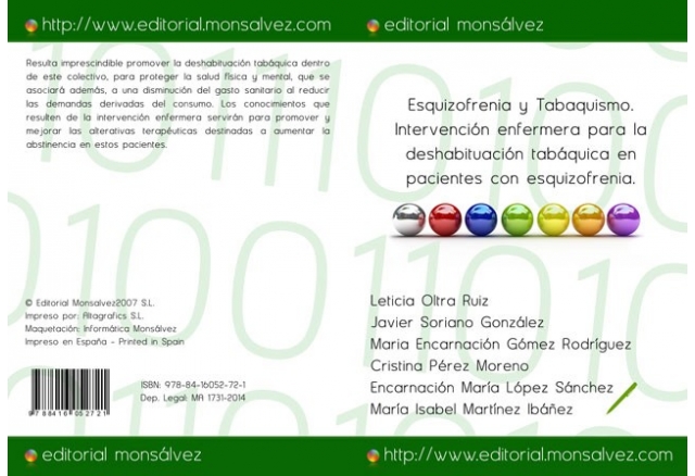 Esquizofrenia y Tabaquismo. Intervención enfermera para la deshabituación tabáquica en pacientes con esquizofrenia.