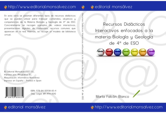 Recursos Didácticos Interactivos enfocados a la materia Biología y Geología de 4º de ESO