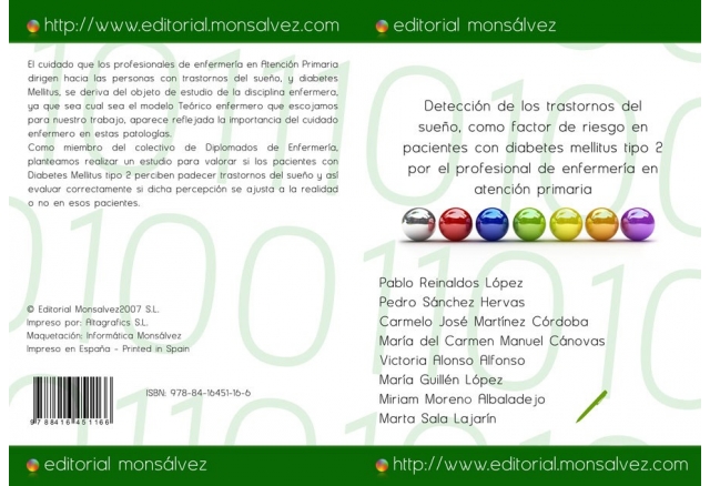 Detección de los trastornos del sueño, como factor de riesgo en pacientes con diabetes mellitus tipo 2 por el profesional de enfermería en atención primaria