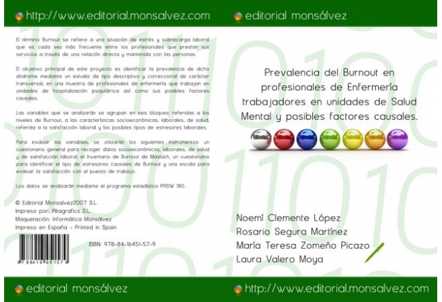 Prevalencia del Burnout en profesionales de Enfermería trabajadores en unidades de Salud Mental y posibles factores causales.