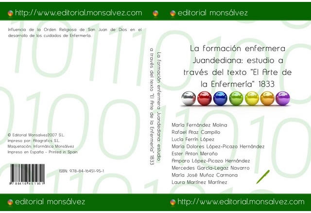 La formación enfermera Juandediana: estudio a través del texto "El Arte de la Enfermería" 1833