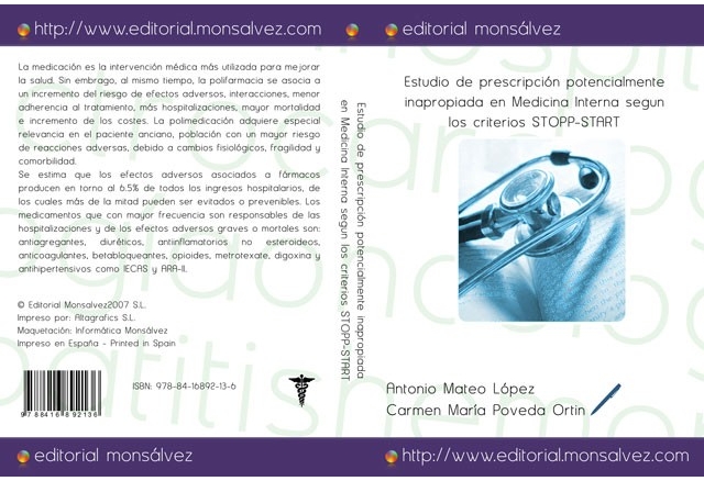Estudio de prescripción potencialmente inapropiada en Medicina Interna segun los criterios STOPP-START