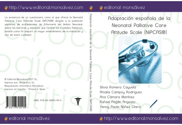 Adaptación española de la Neonatal Palliative Care Attitude Scale (NiPCAS®)