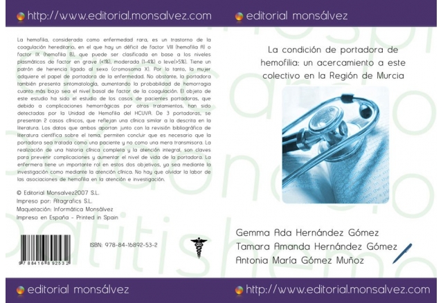 La condición de portadora de hemofilia: un acercamiento a este colectivo en la Región de Murcia