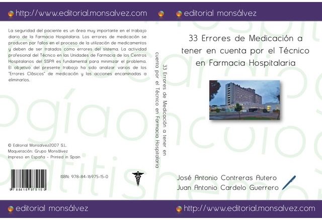 33 Errores de Medicación a tener en cuenta por el Técnico en Farmacia Hospitalaria