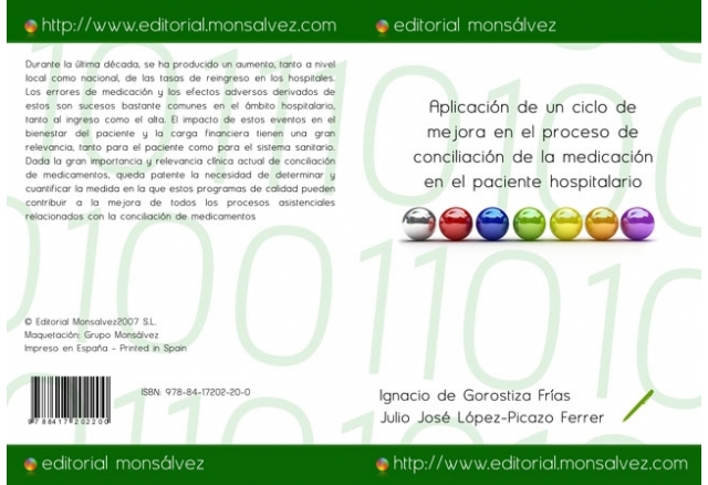 Aplicación de un ciclo de mejora en el proceso de conciliación de la medicación en el paciente hospitalario