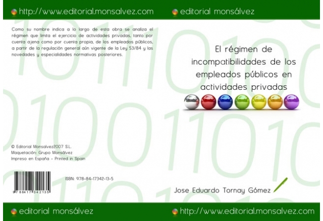 El régimen de incompatibilidades de los empleados públicos en actividades privadas