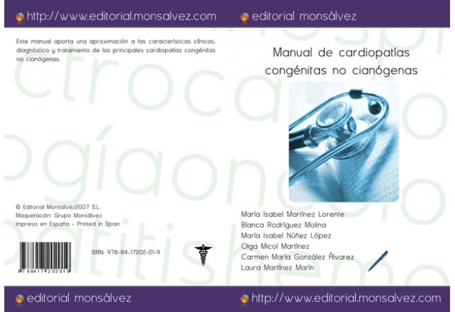 Manual de cardiopatías congénitas no cianógenas