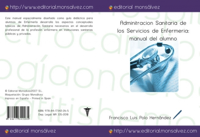 Administración Sanitaria de los Servicios de Enfermería: manual del alumno