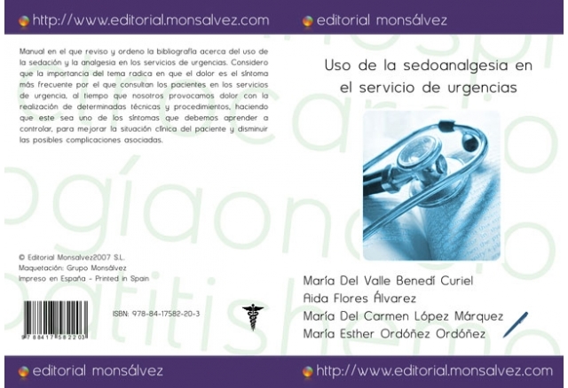 Uso de la sedoanalgesia en el servicio de urgencias