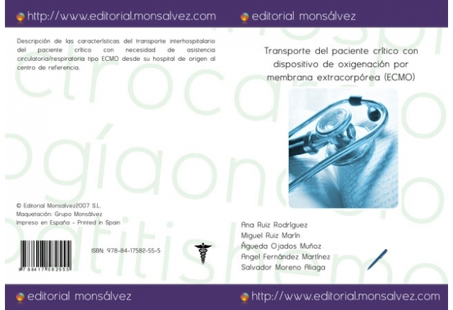 Transporte del paciente crítico con dispositivo de oxigenación por membrana extracorpórea (ECMO)