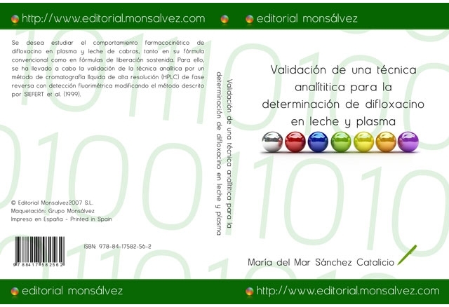 Validación de una técnica analítitica para la determinación de difloxacino en leche y plasma