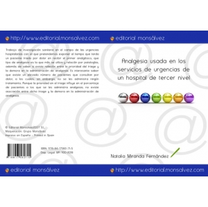 Analgesia usada en los servicios de urgencias de un hospital de tercer nivel