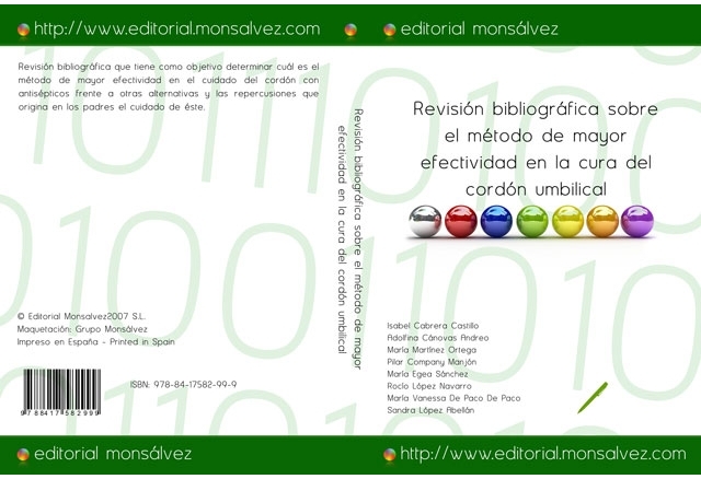 Revisión bibliográfica sobre el método de mayor efectividad en la cura del cordón umbilical