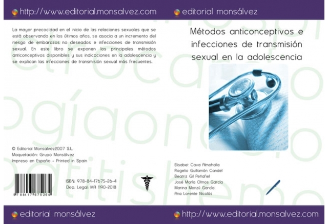 Métodos anticonceptivos e infecciones de transmisión sexual en la adolescencia