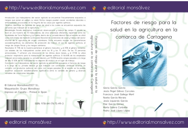Factores de riesgo para la salud en la agricultura en la comarca de Cartagena