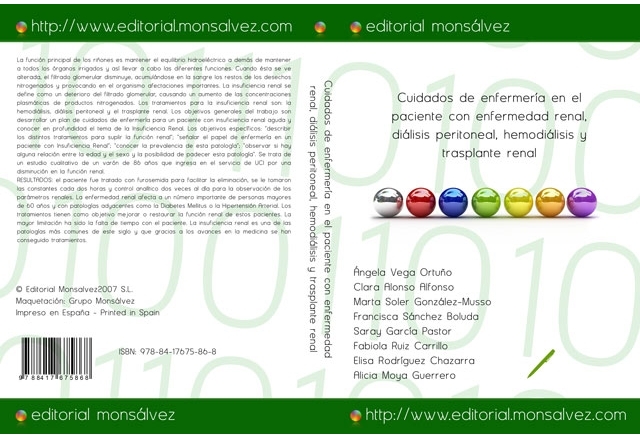 Cuidados de enfermería en el paciente con enfermedad renal, diálisis peritoneal, hemodiálisis y trasplante renal