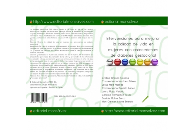Intervenciones para mejorar la calidad de vida en mujeres con antecedentes de diabetes gestacional