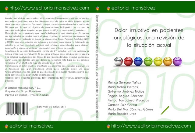 Dolor irruptivo en pacientes oncológicos, una revisión de la situación actual