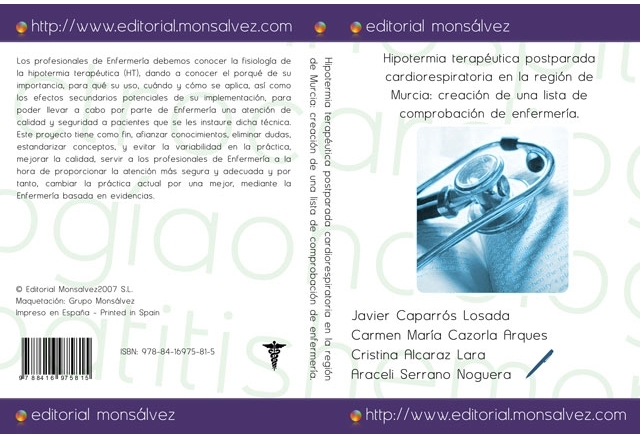 Hipotermia terapéutica postparada cardiorespiratoria en la región de Murcia: creación de una lista de comprobación de enfermería.