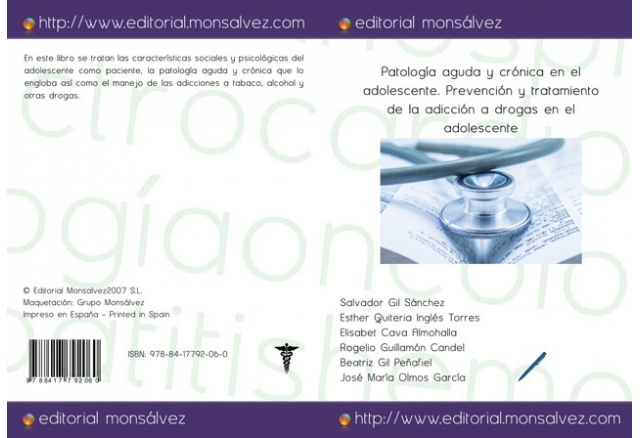 Patología aguda y crónica en el adolescente. Prevención y tratamiento de la adicción a drogas en el adolescente