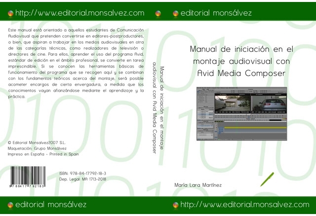 Manual de iniciación en el montaje audiovisual con Avid Media Composer