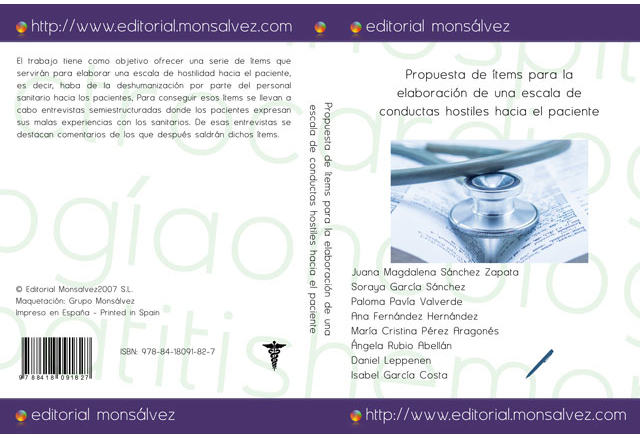 Propuesta de ítems para la elaboración de una escala de conductas hostiles hacia el paciente