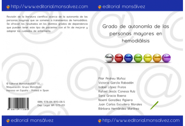 Grado de autonomía de las personas mayores en hemodiálisis