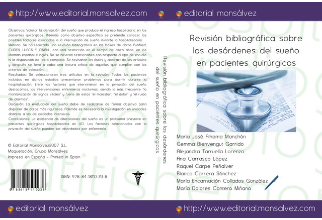 Revisión bibliográfica sobre los desórdenes del sueño en pacientes quirúrgicos
