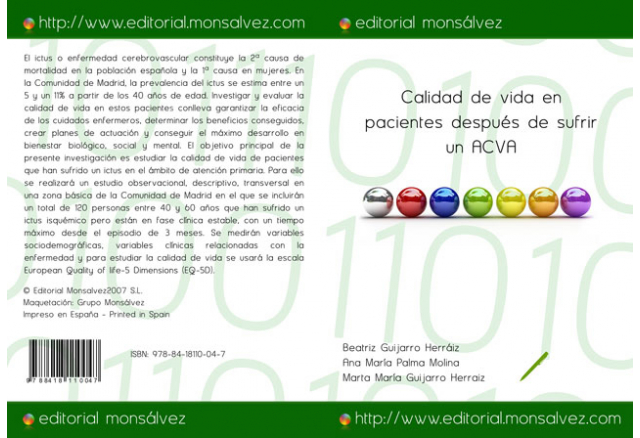 Calidad de vida en pacientes después de sufrir un ACVA