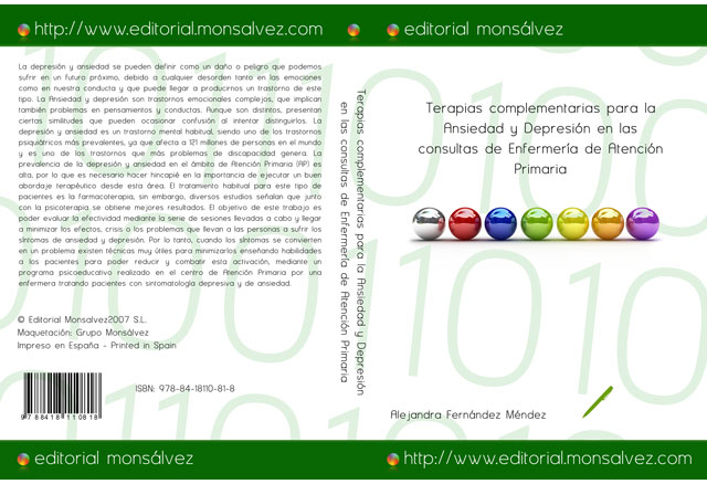 Terapias complementarias para la Ansiedad y Depresión en las consultas de Enfermería de Atención Primaria