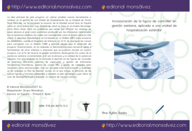 Incorporación de la figura de controller en gestión sanitaria, aplicada a una unidad de hospitalización estándar