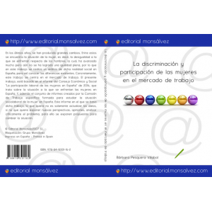 La discriminación y participación de las mujeres en el mercado de trabajo