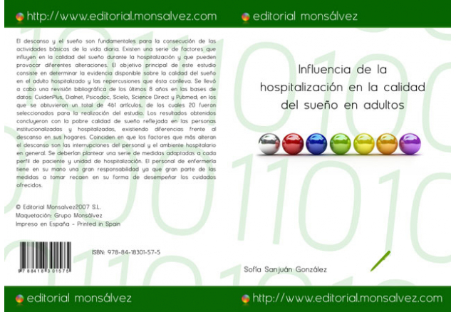 Influencia de la hospitalización en la calidad del sueño en adultos