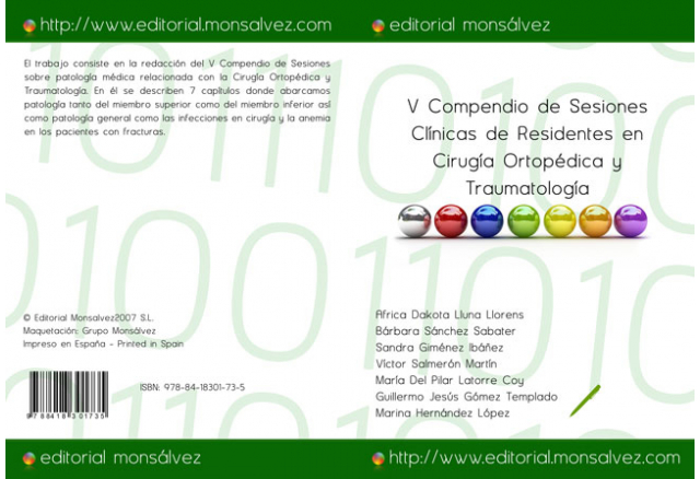 V Compendio de Sesiones Clínicas de Residentes en Cirugía Ortopédica y Traumatología