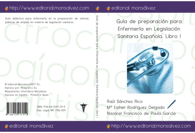 Guía de preparación para Enfermería en Legislación Sanitaria Española. Libro I
