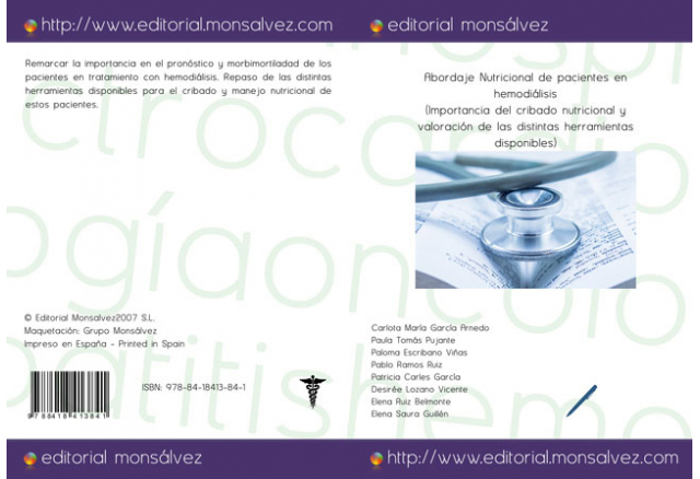 Abordaje Nutricional de pacientes en hemodiálisis (Importancia del cribado nutricional y valoración de las distintas herramientas disponibles)