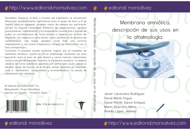 Membrana amniótica, descripción de sus usos en la oftalmología.