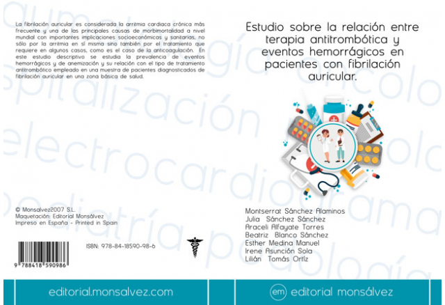 Estudio sobre la relación entre terapia antitrombótica y eventos hemorrágicos en pacientes con fibrilación auricular.