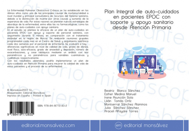 Plan Integral de auto-cuidados en pacientes EPOC con soporte y apoyo sanitario desde Atención Primaria