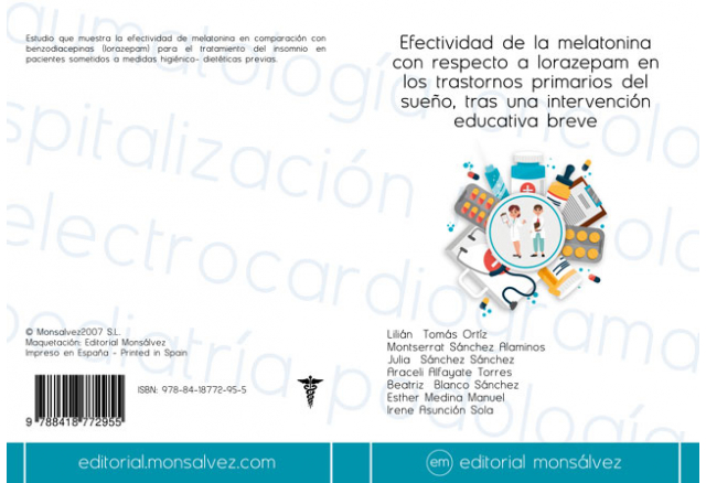 Efectividad de la melatonina con respecto a lorazepam en los trastornos primarios del sueño, tras una intervención educativa breve