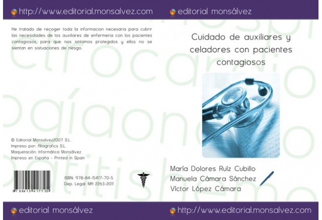 Cuidado de auxiliares y celadores con pacientes contagiosos