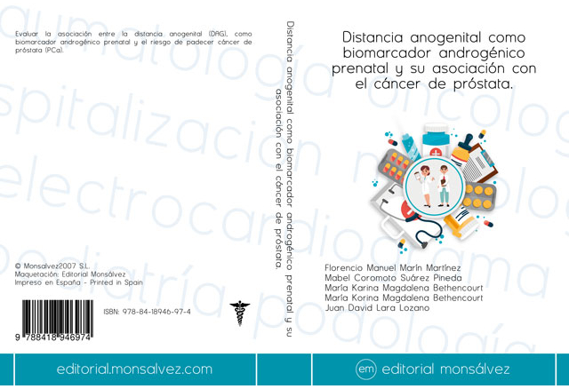 Distancia anogenital como biomarcador androgénico prenatal y su asociación con el cáncer de próstata.