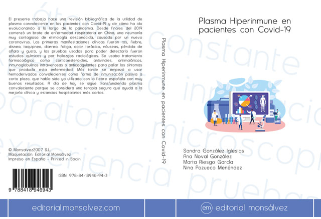 Plasma Hiperinmune en pacientes con Covid-19