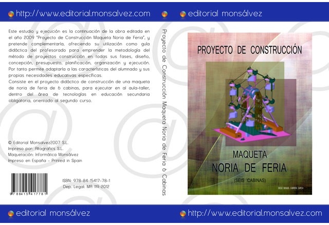 Proyecto de Construcción Maqueta Noria de Feria 6 Cabinas