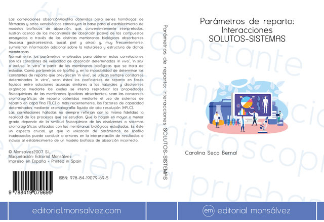 Parámetros de reparto: Interacciones SOLUTOS-SISTEMAS
