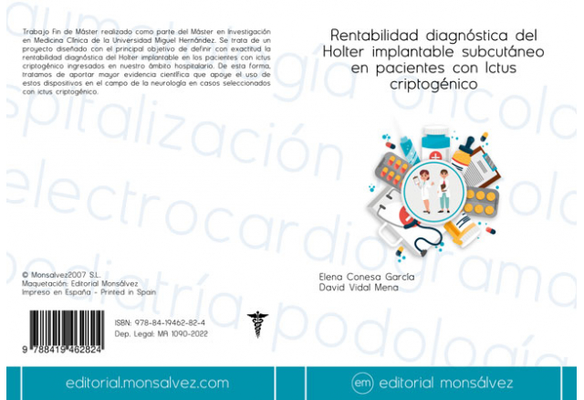 Rentabilidad diagnóstica del Holter implantable subcutáneo en pacientes con Ictus criptogénico